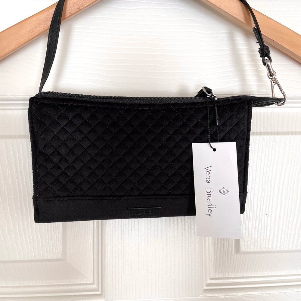 Vera Bradley Black Wristlet